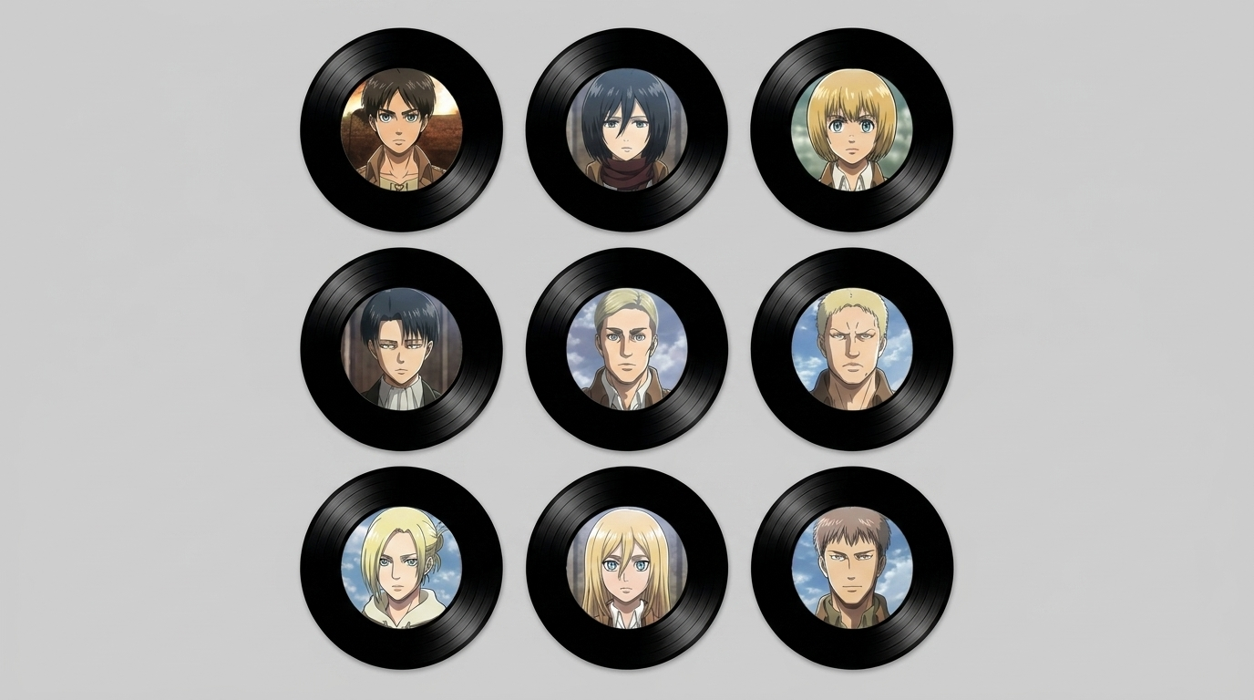Attack on Titan AniVinyl Player